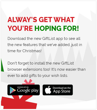 Download and share your giftlist